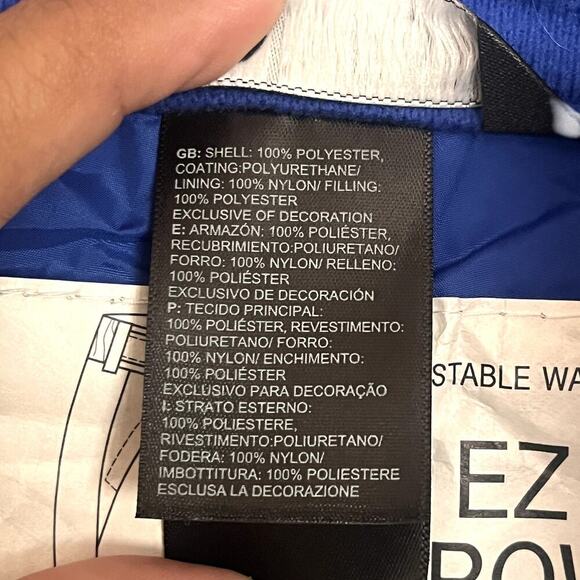 NWT The North Face Boys Freedom Insulated Ski Pants Waterproof Blue Size M 10-12 - Picture 5 of 9